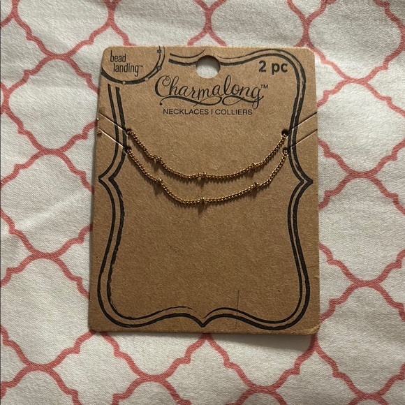 Jewelry - Charmalong Gold Necklace Set